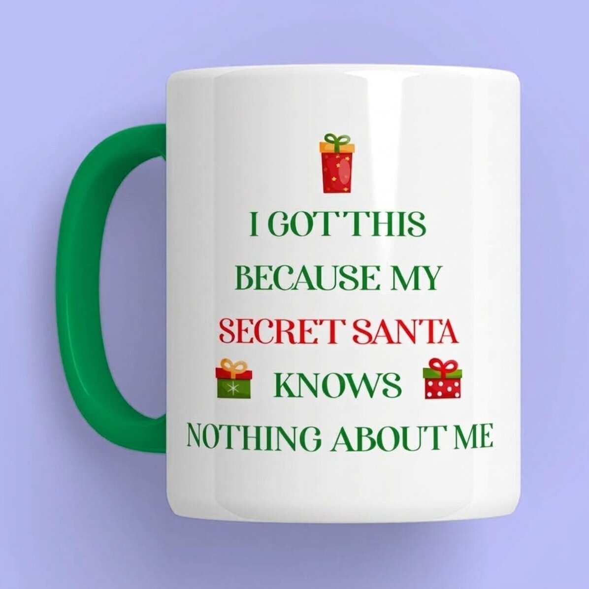 Tazza personalizzata con scritta - Secret Santa