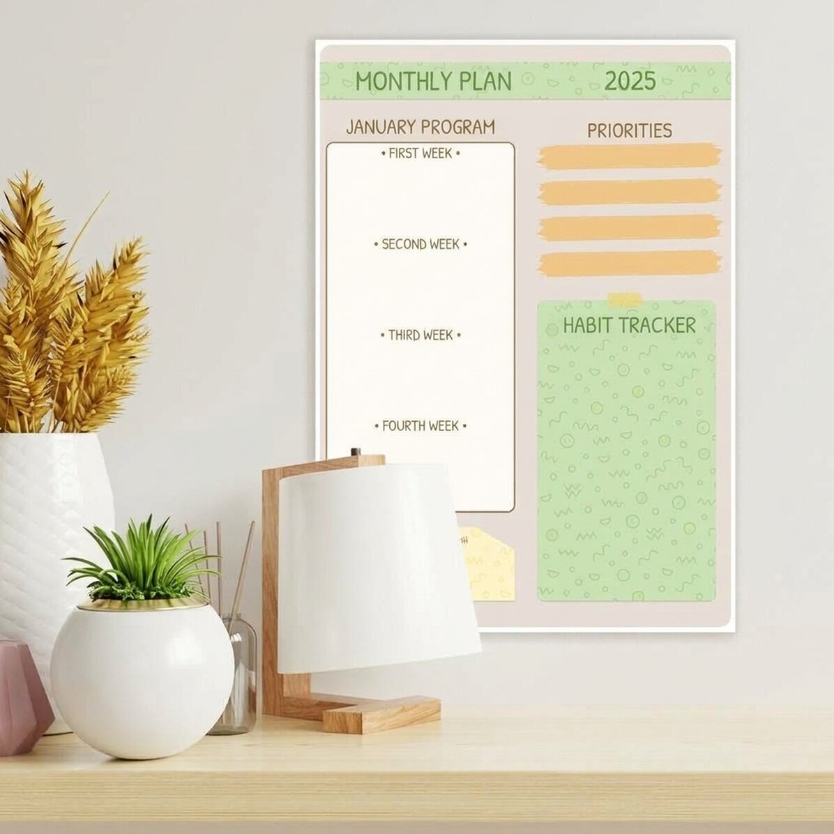 Poster personalizzato - Doodle del mese