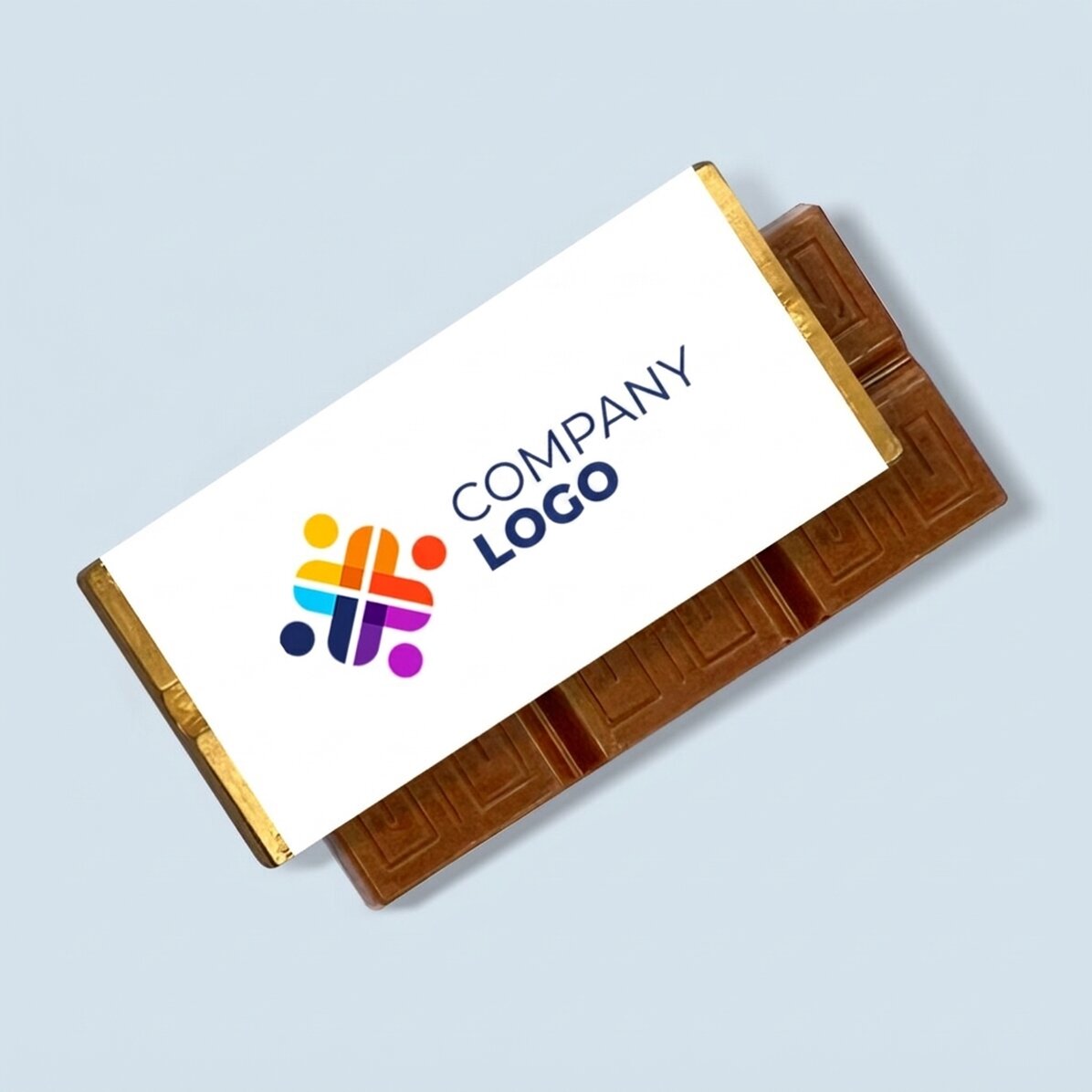 Mini tavoletta di cioccolato personalizzata con logo