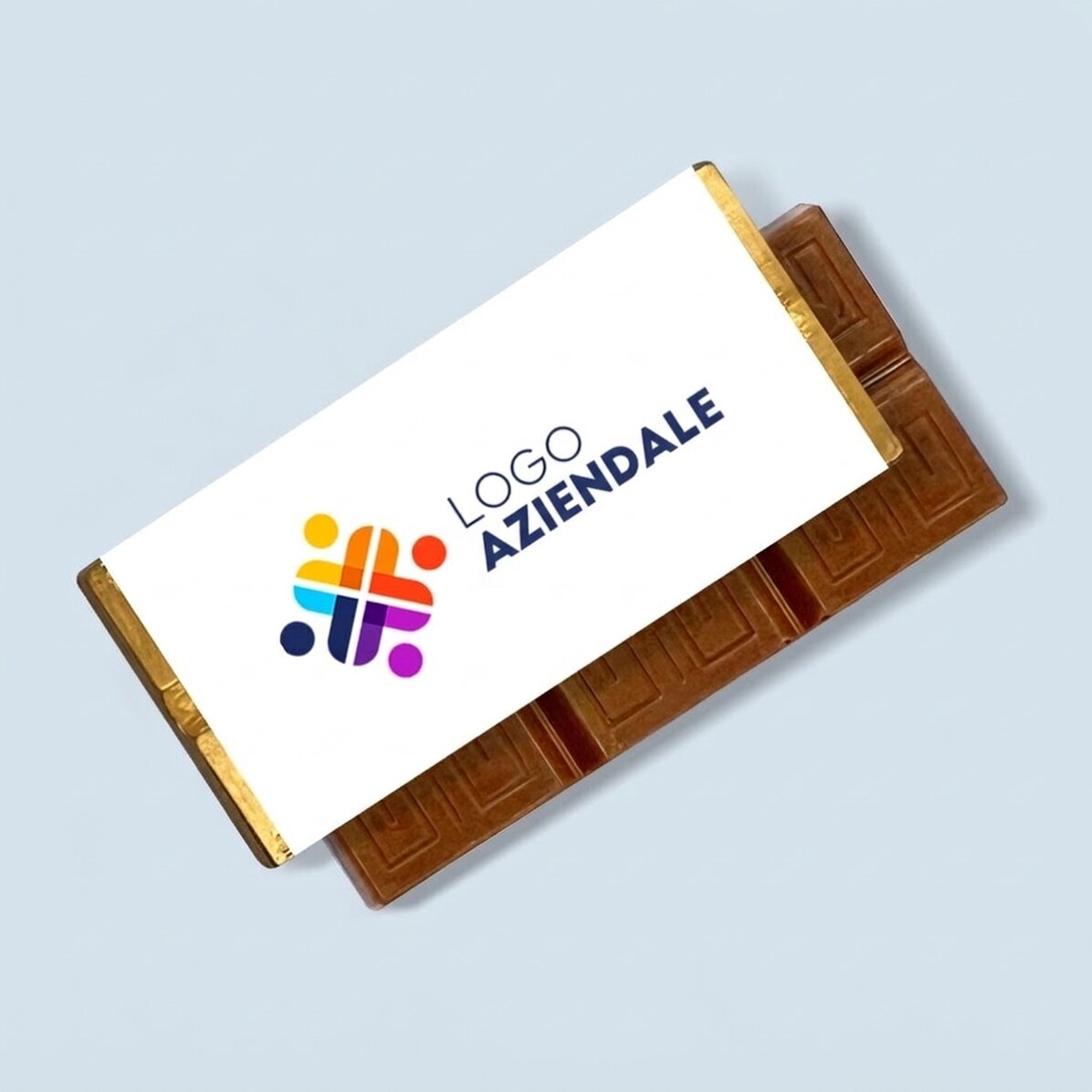 Mini tavoletta di cioccolato personalizzata con logo
