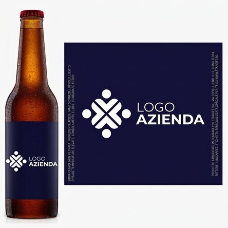 Birra personalizzata con logo