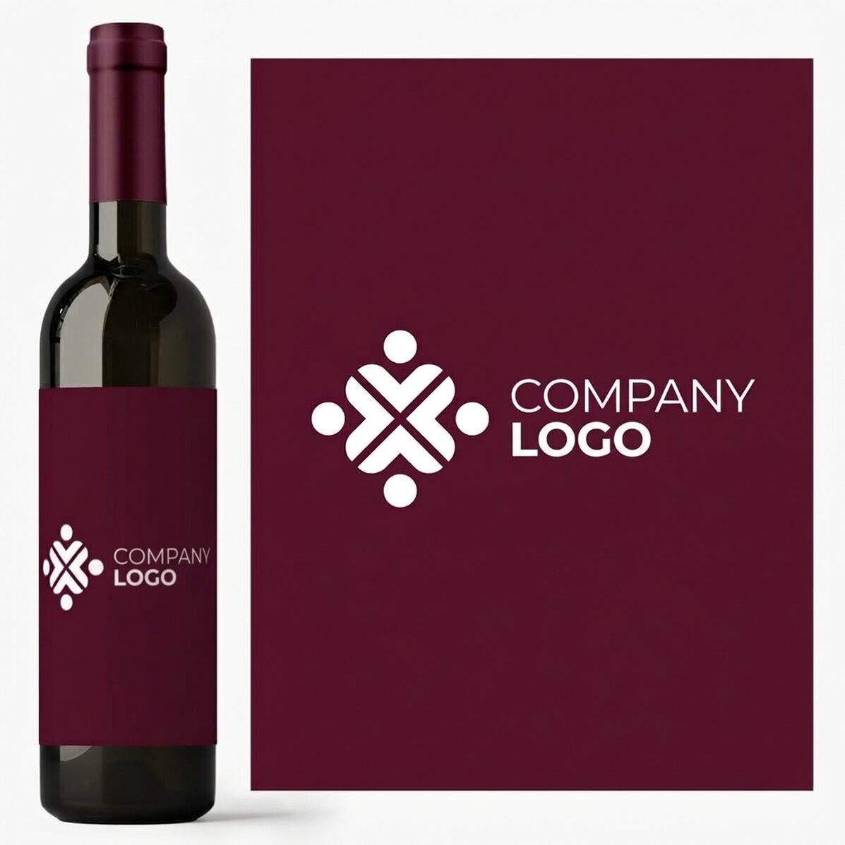 Vino personalizzato con logo