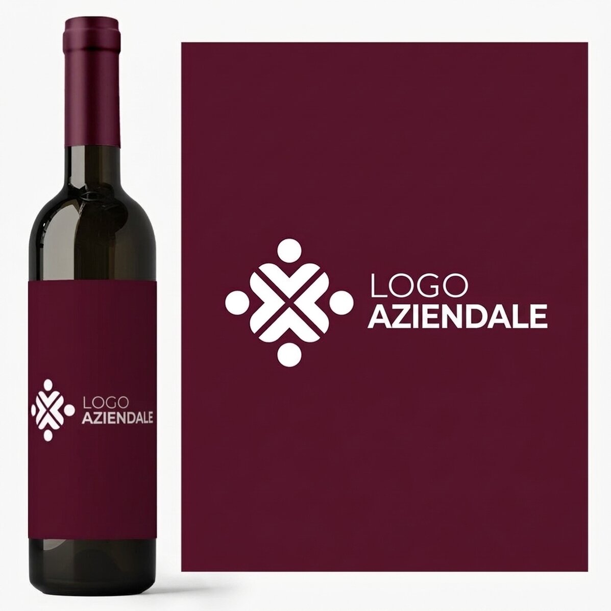 Vino personalizzato con logo