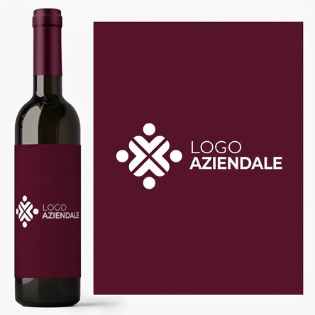 Vino personalizzato con logo