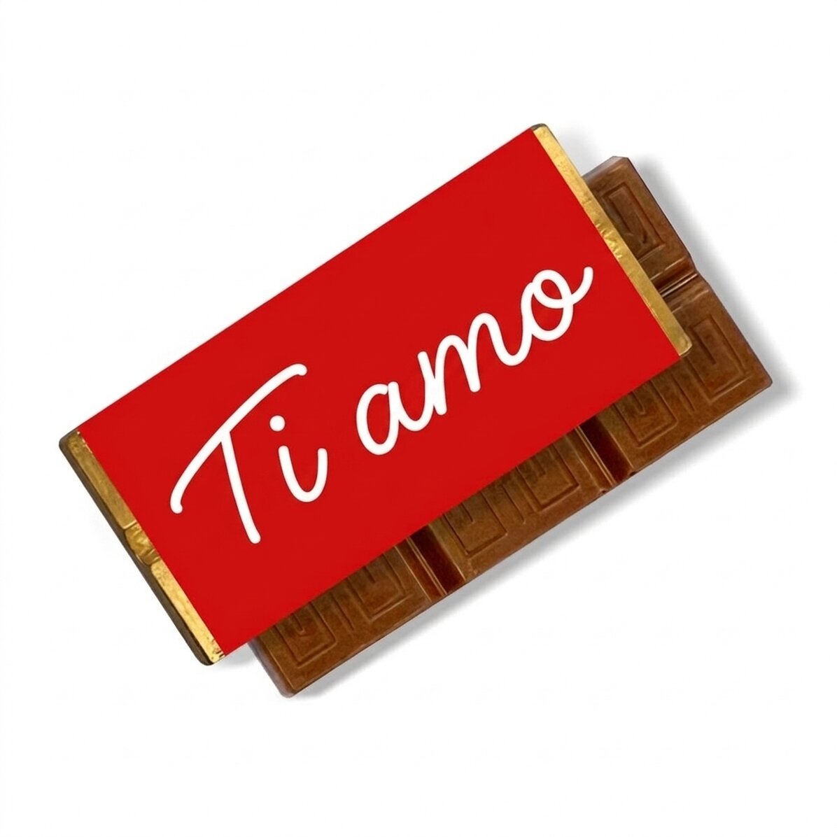 Mini tavoletta di cioccolato personalizzata con un messaggio