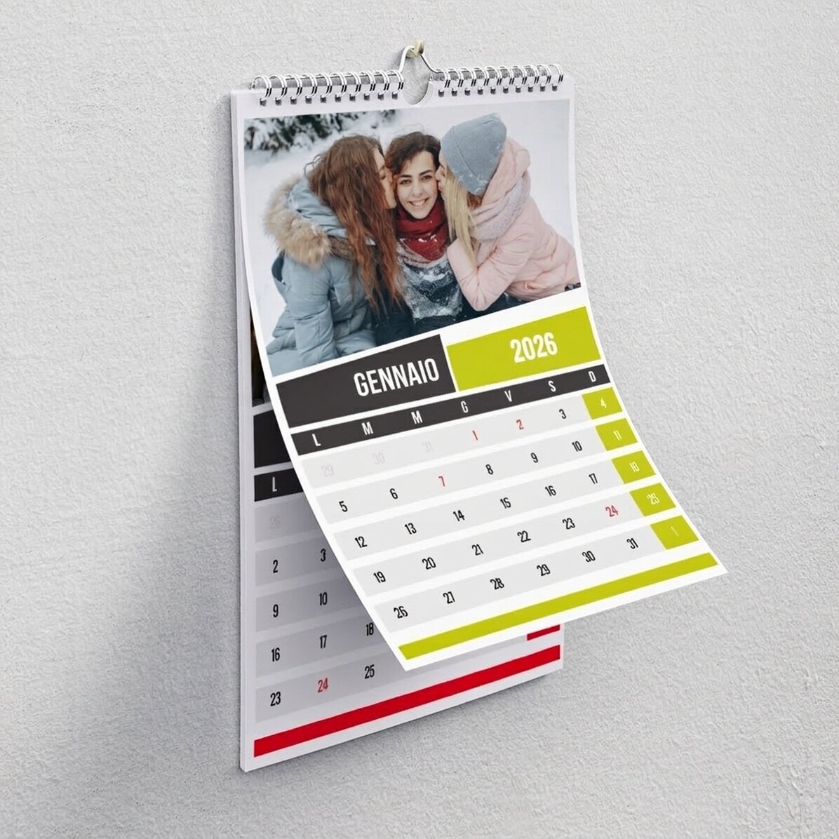 Calendario personalizzato - con le tue foto a colori