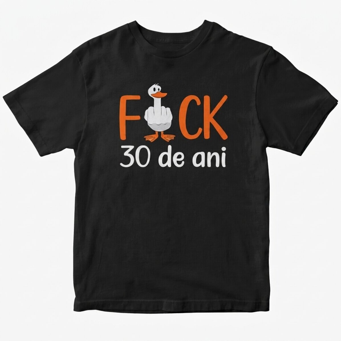 Maglietta in cotone personalizzata con scritta - Duck