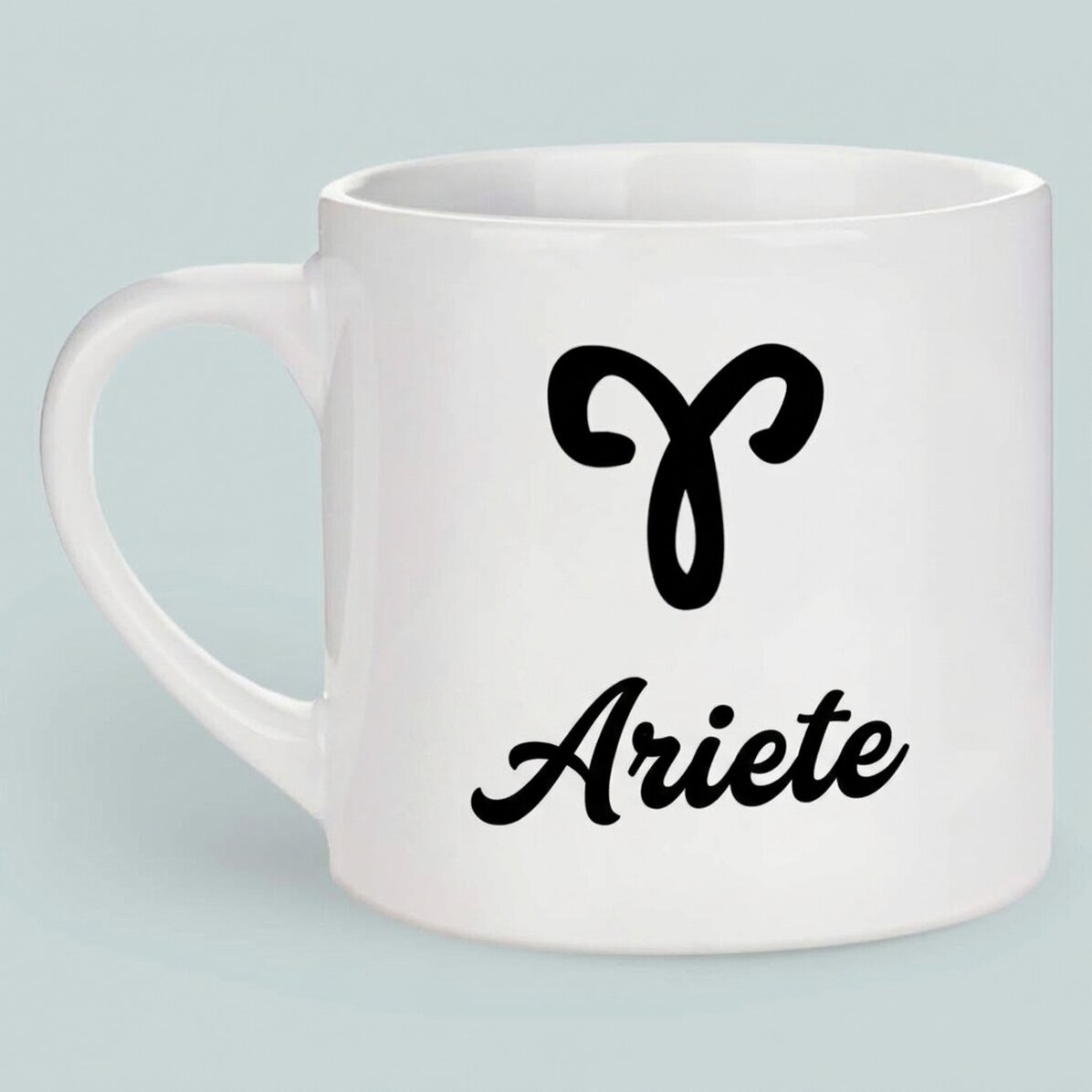 Tazza da caffè personalizzata con foto e testo - Segno zodiacale Ariete