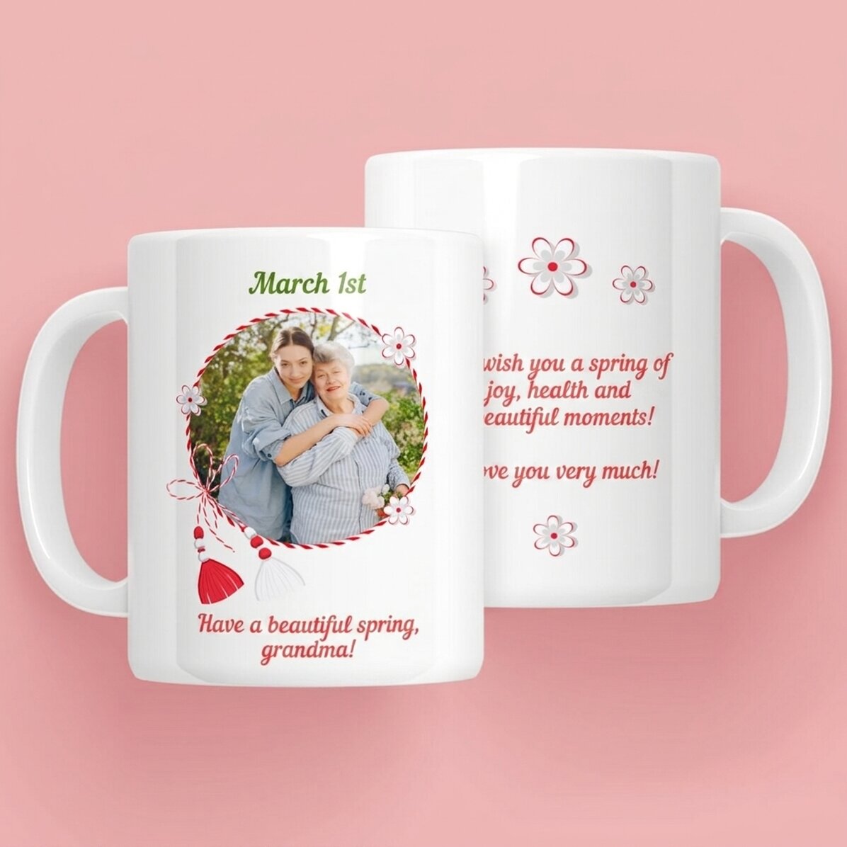 Tazza personalizzata con foto e testo