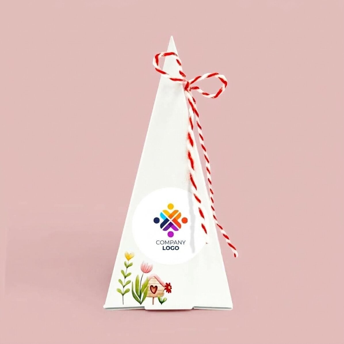 Kit personalizzato per piantare fiori con logo