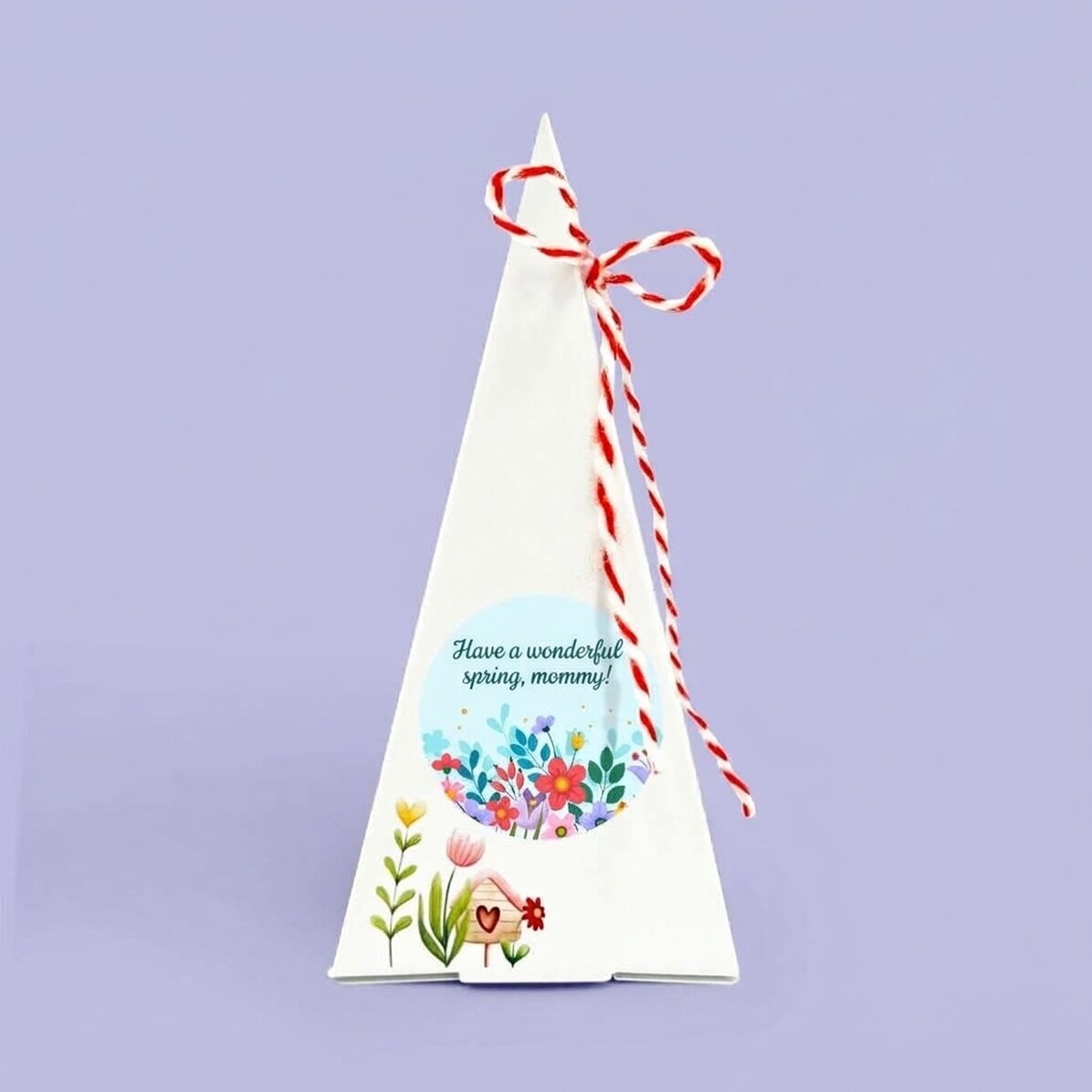 Kit personalizzato per piantare fiori con scritta - Primavera