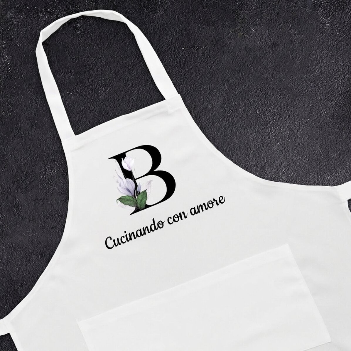 Set personalizzato con iniziale e messaggio - Floral