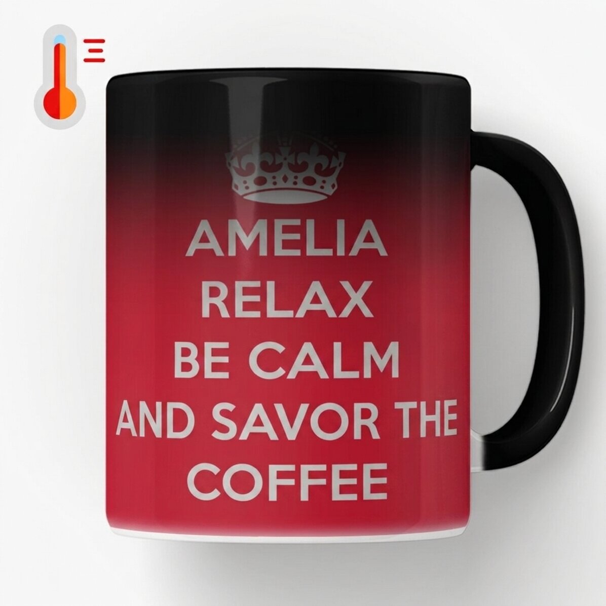 Tazza termosensibile personalizzata - KEEP CALM AND RELAX
