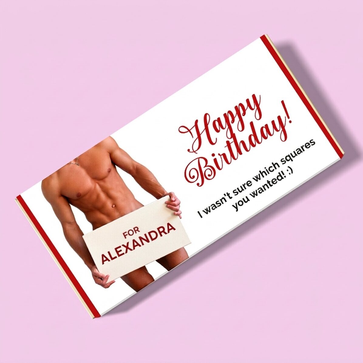 Cioccolato personalizzato con messaggio - Hot