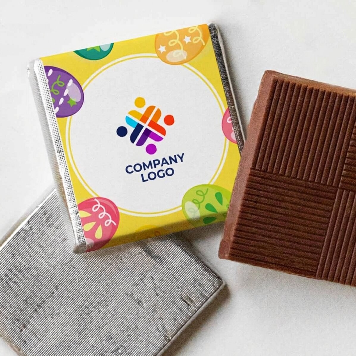 Mini cioccolatino personalizzato con logo - Pasqua