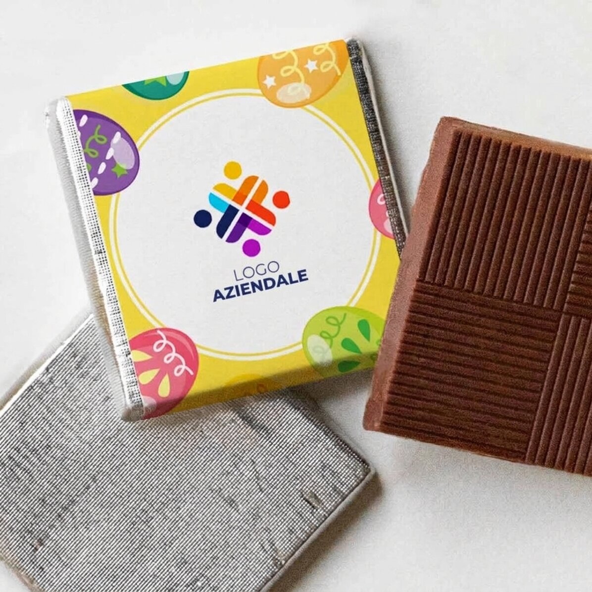Mini cioccolatino personalizzato con logo - Pasqua