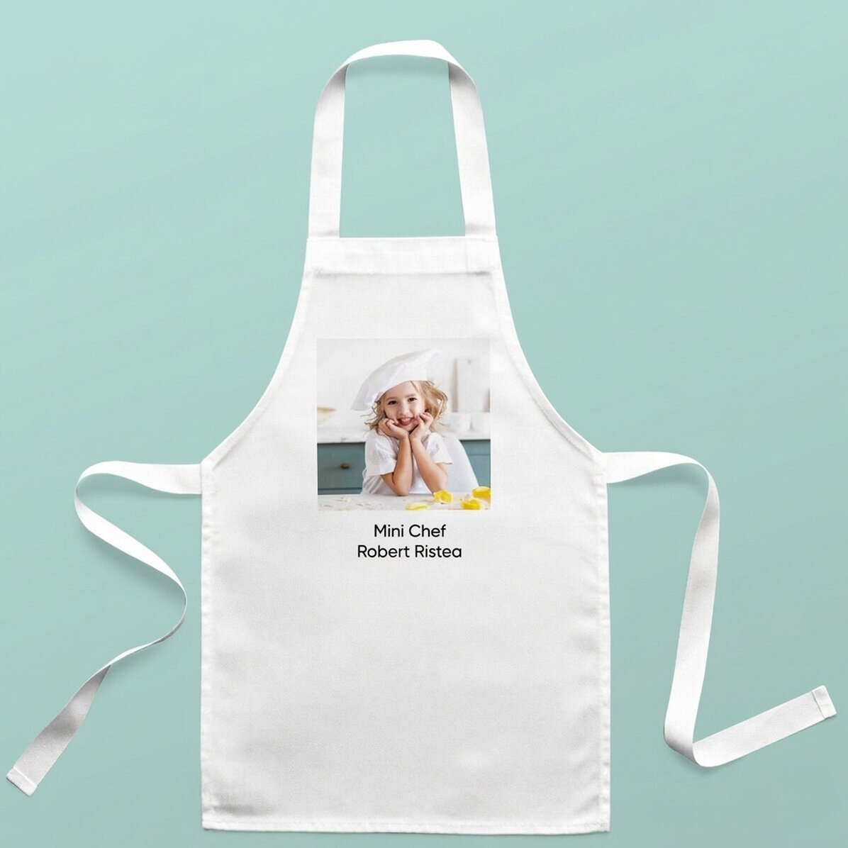 T-shirt personalizzata per bambini con foto e testo