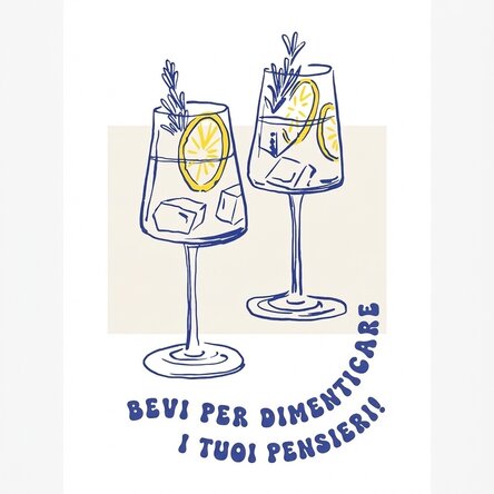 Poster "Drink away"
