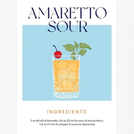 Poster Amaretto Sour