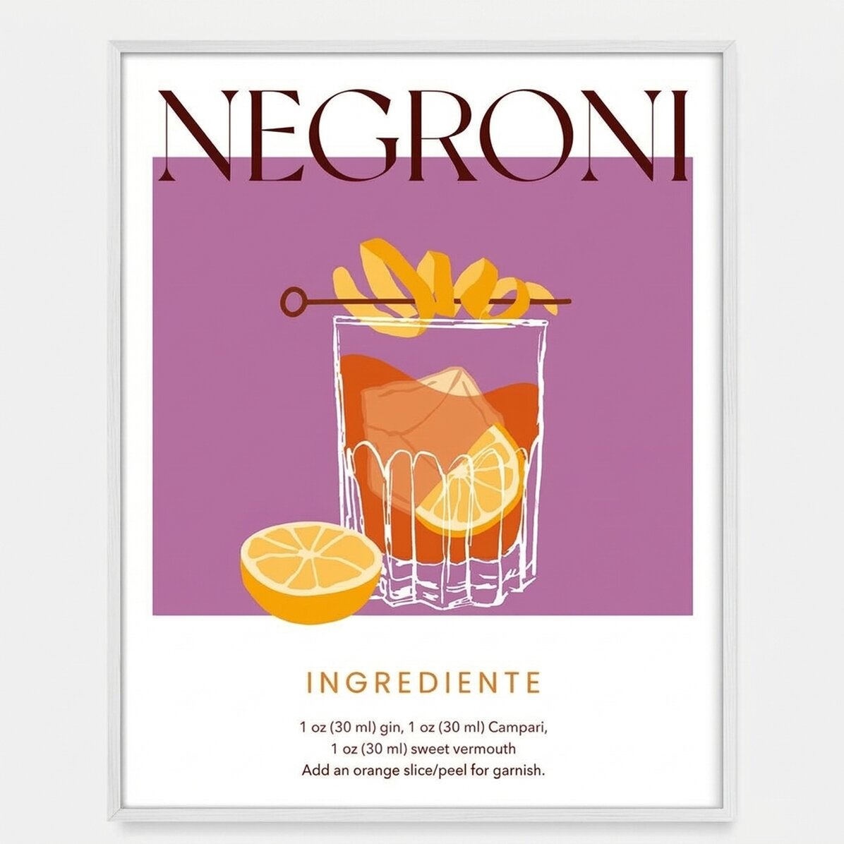 Poster Negroni
