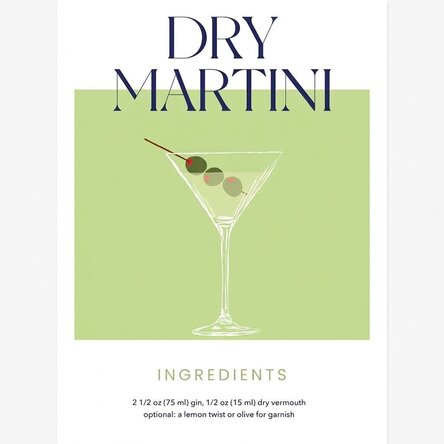 Poster Dry Martini