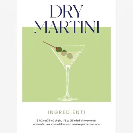 Poster Dry Martini