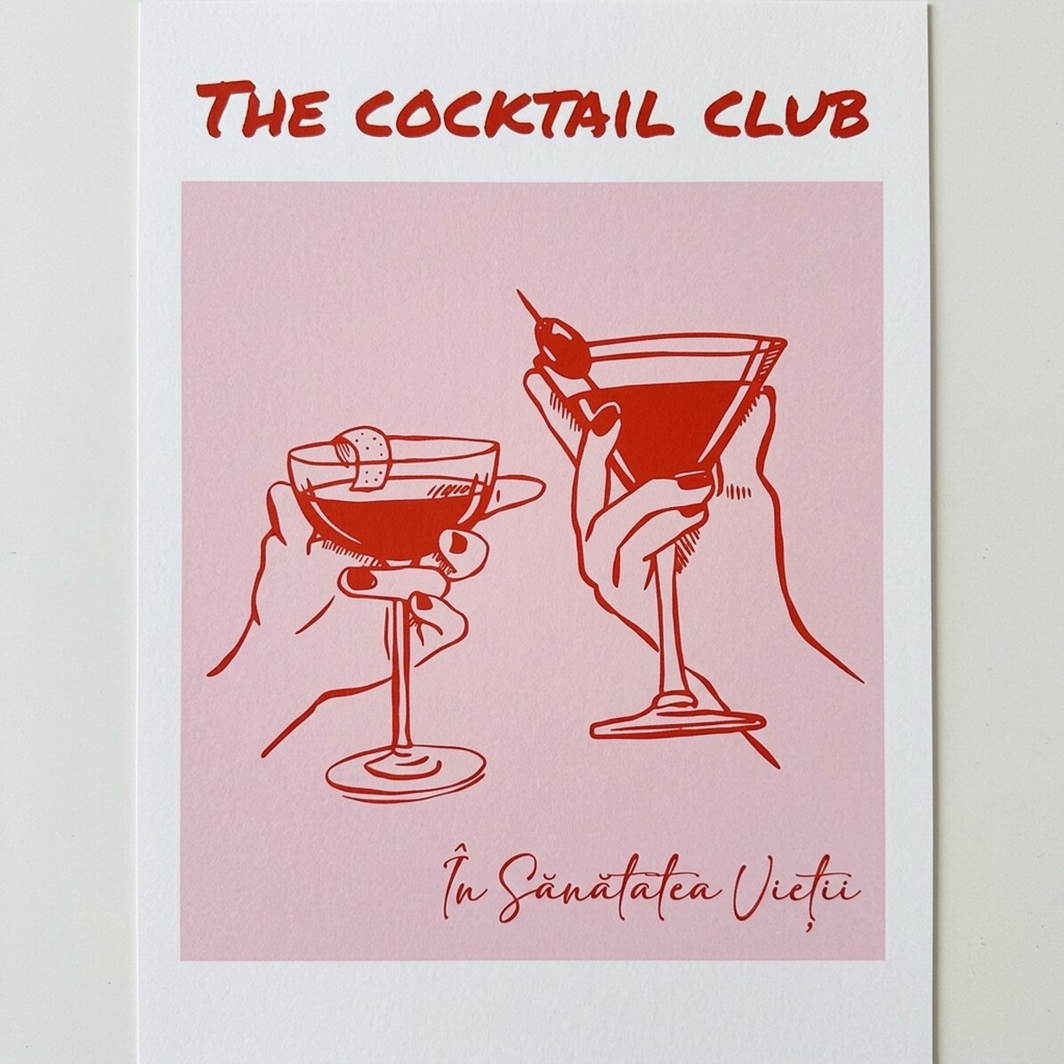 Poster "The Cocktail Club"