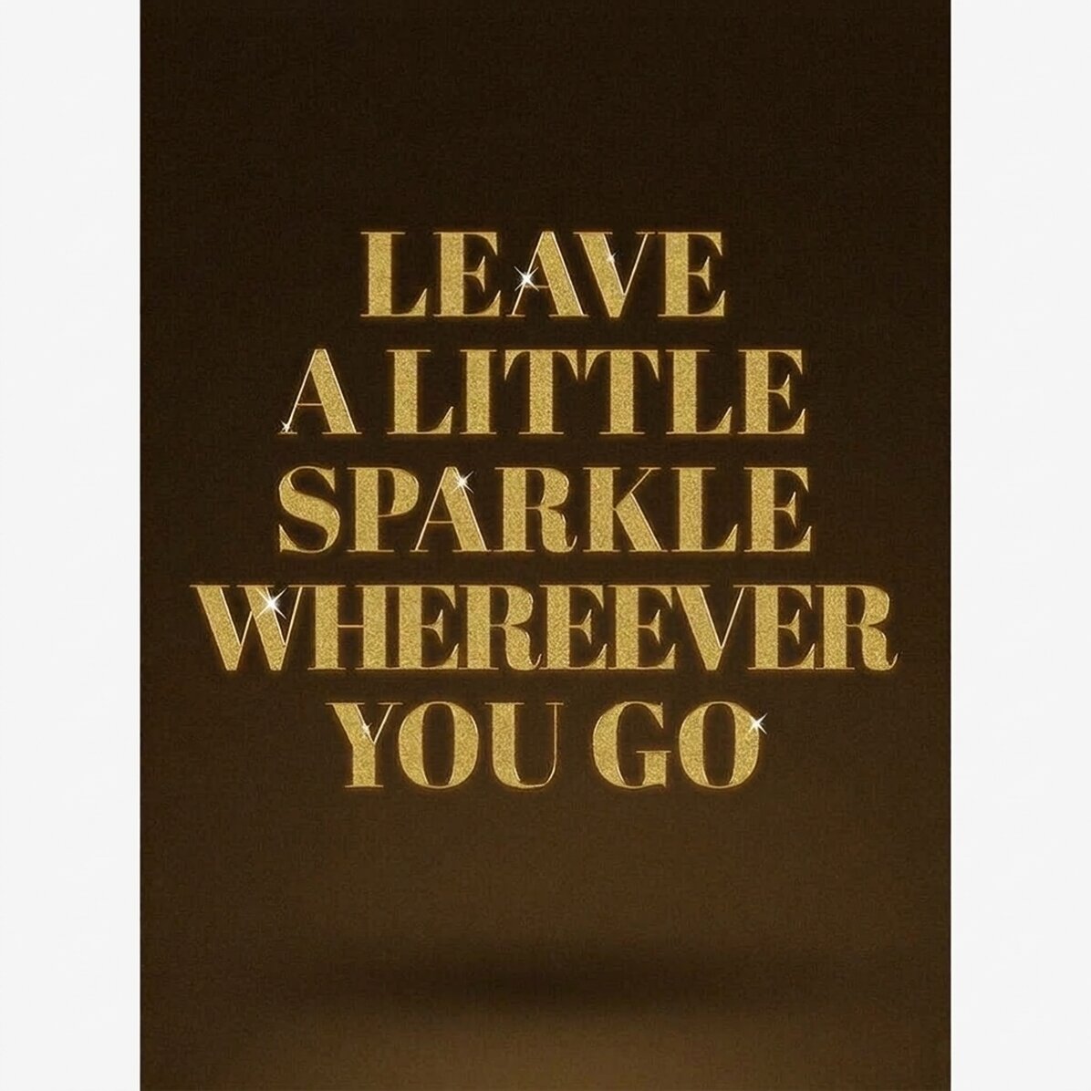 Poster “Leave a spark”