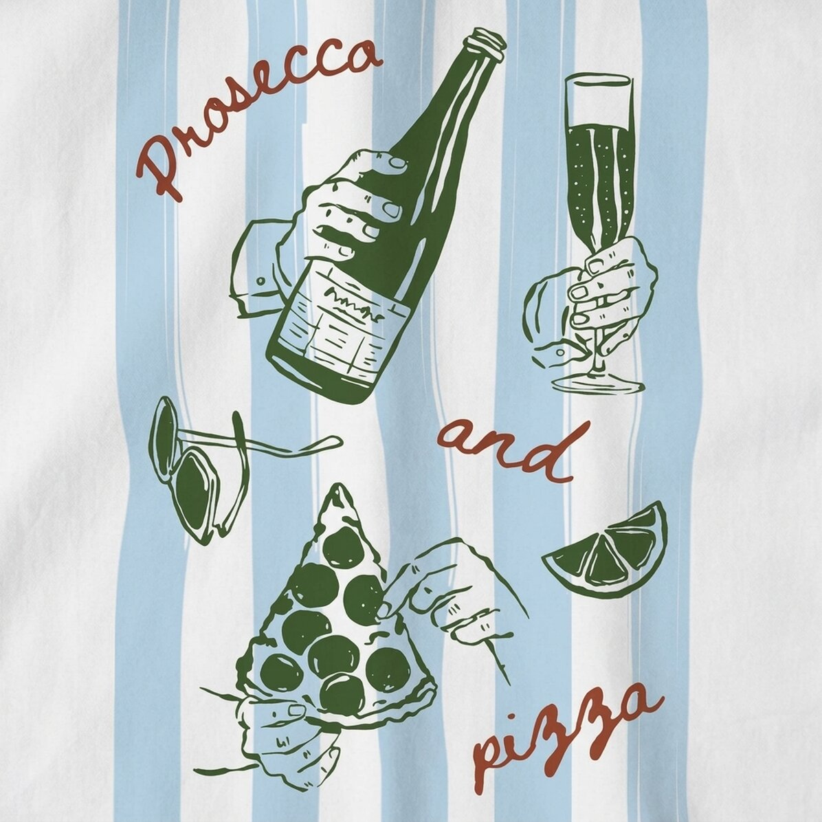 Poster Prosecco & Pizza
