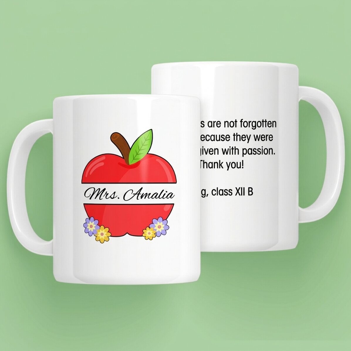 Tazza personalizzata con scritta - Insegnanti