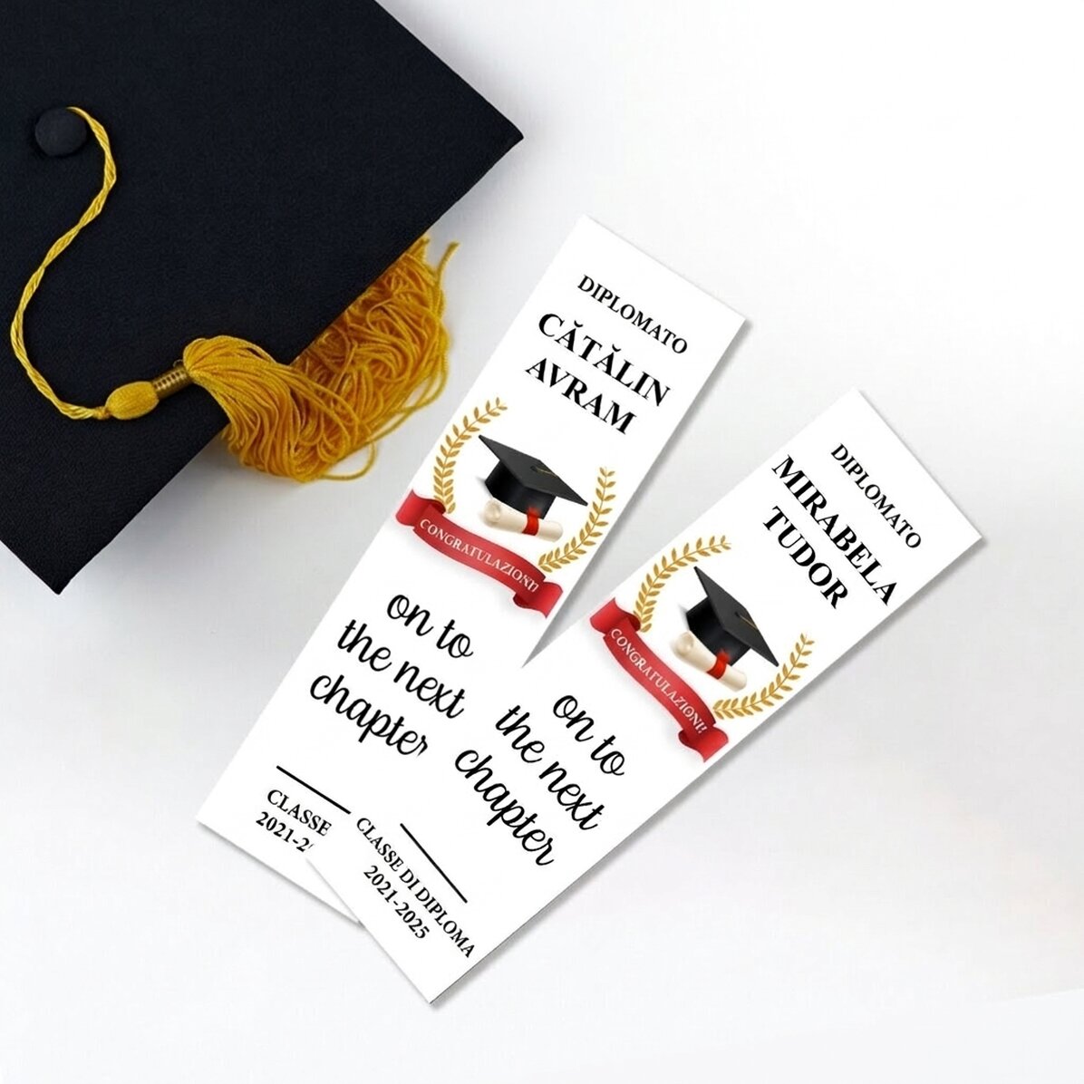 Segnalibro personalizzato con testo - Laurea