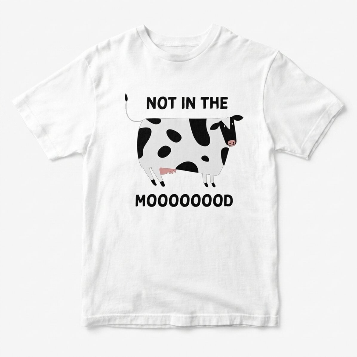 Maglietta in cotone personalizzata - Not in the MOOd