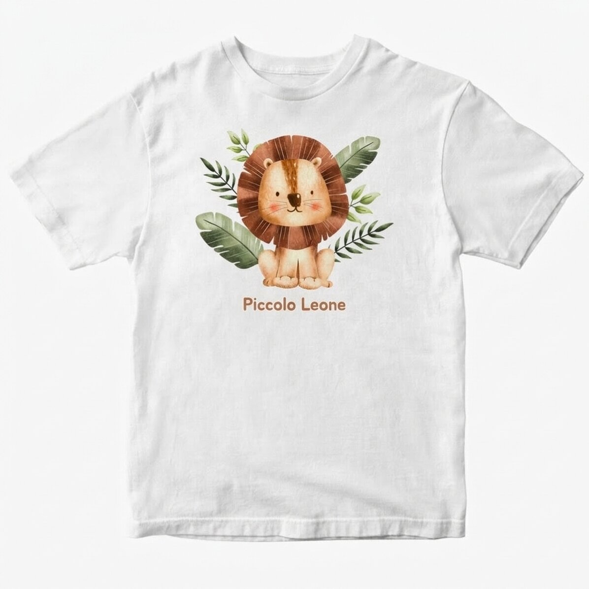 Maglietta in cotone personalizzata per bambini - Little Lion