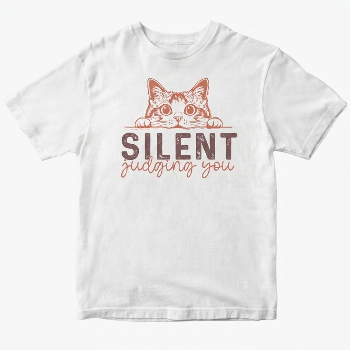 Maglietta in cotone personalizzata - Judging you
