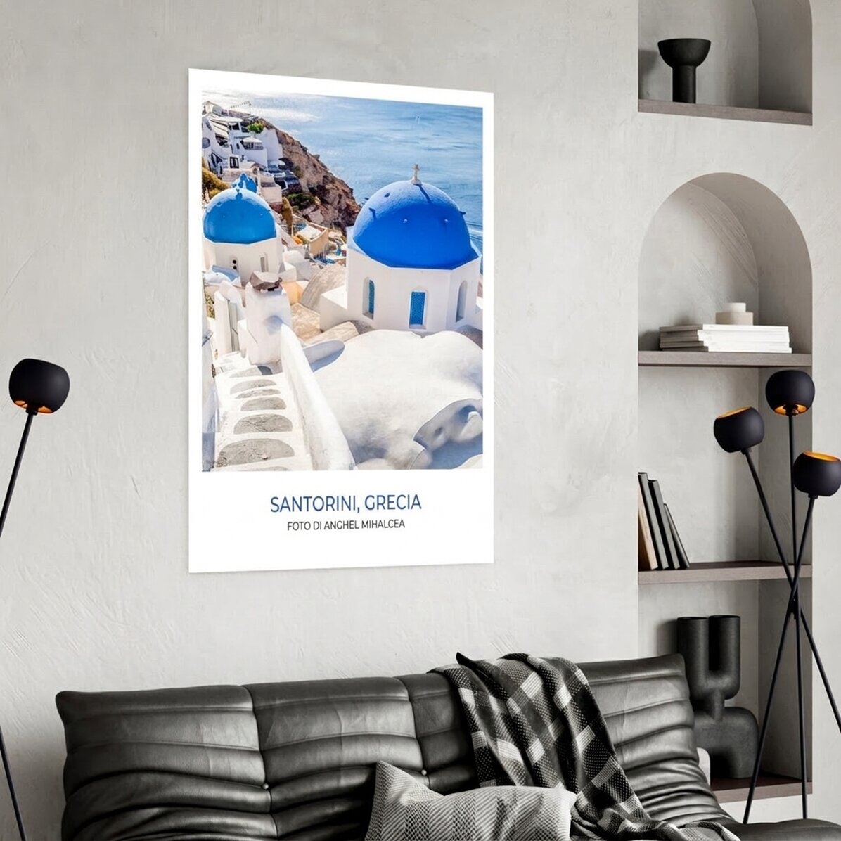Poster personalizzato con foto e testo