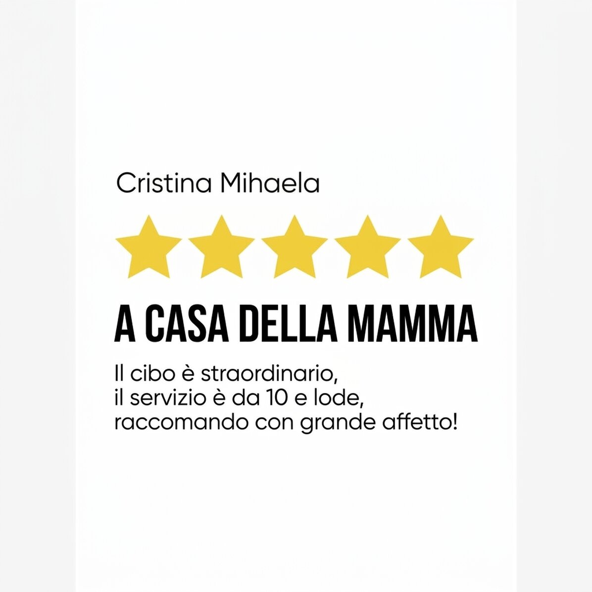Poster personalizzato con testo - Recensione