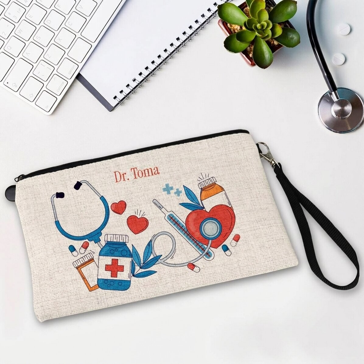 Set di accessori personalizzato con scritta - Dottore