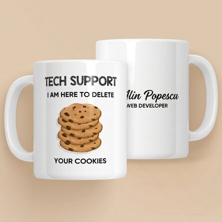 Tazza personalizzata con scritta - Cookies (programmatore)