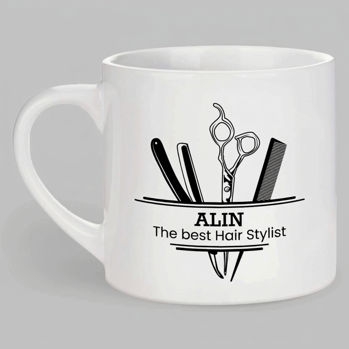 Tazza da caffè personalizzata con scritta - Hair Stylist