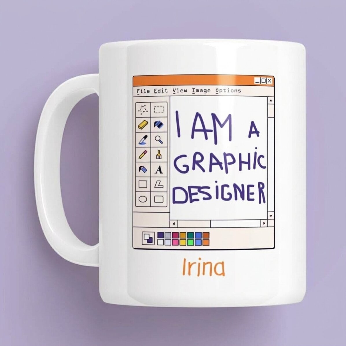 Tazza personalizzata con nome - Graphic Designer