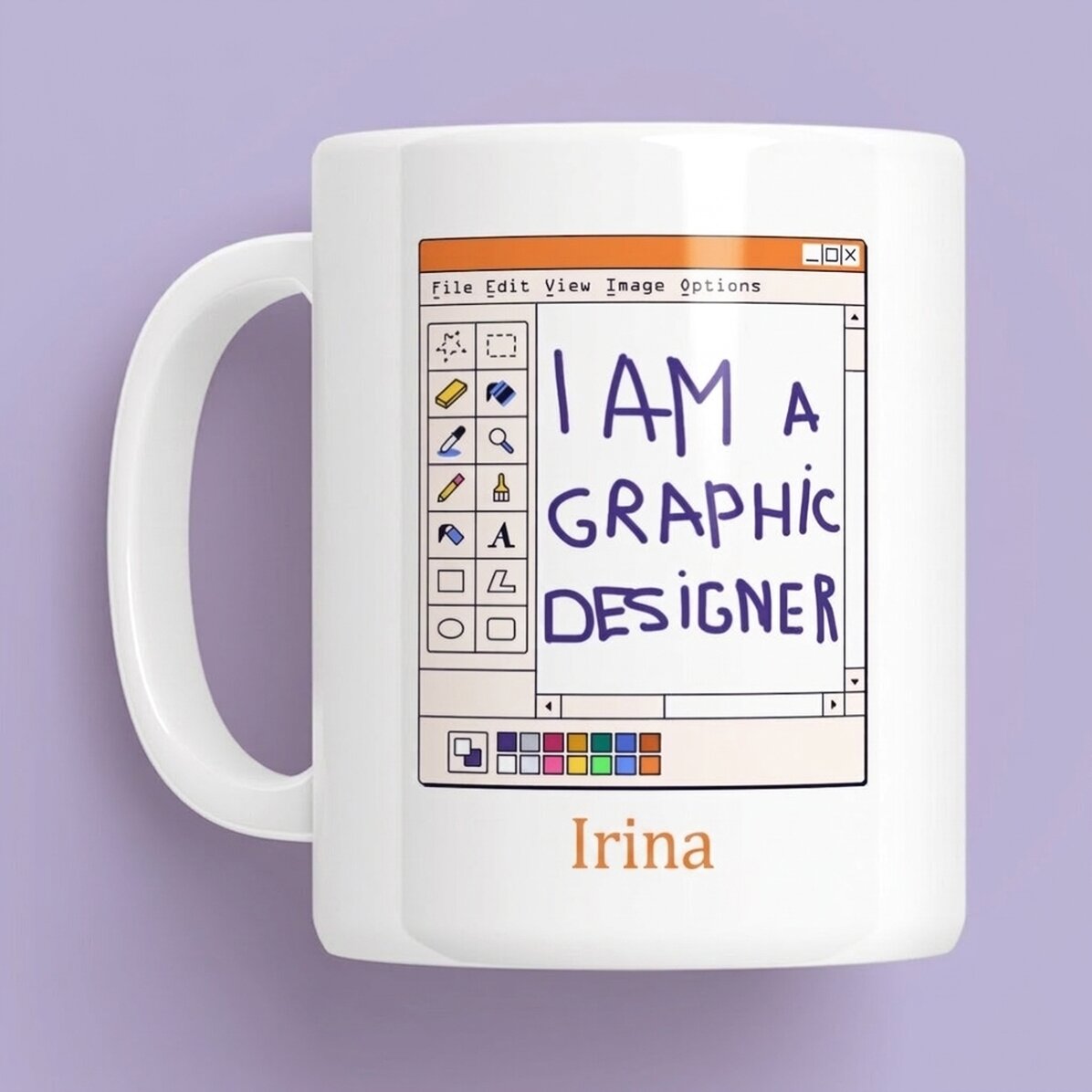 Tazza personalizzata con nome - Graphic Designer
