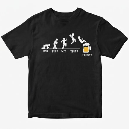 Custom cotton T-shirt - Beer Time
