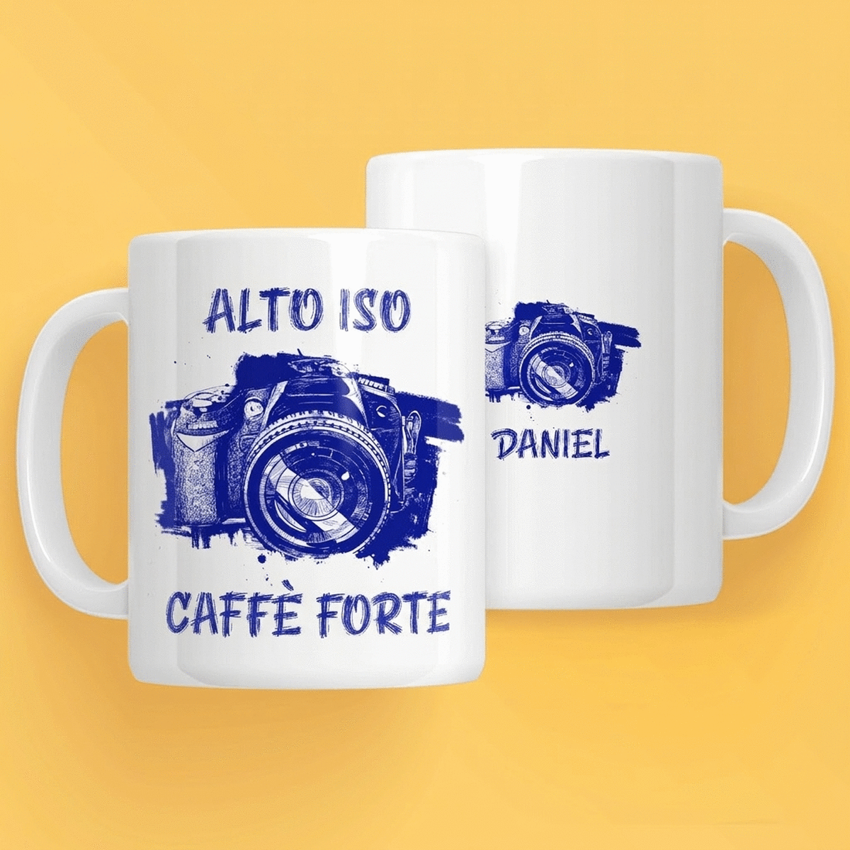 Tazza personalizzata con scritta per fotografi - Macchina fotografica