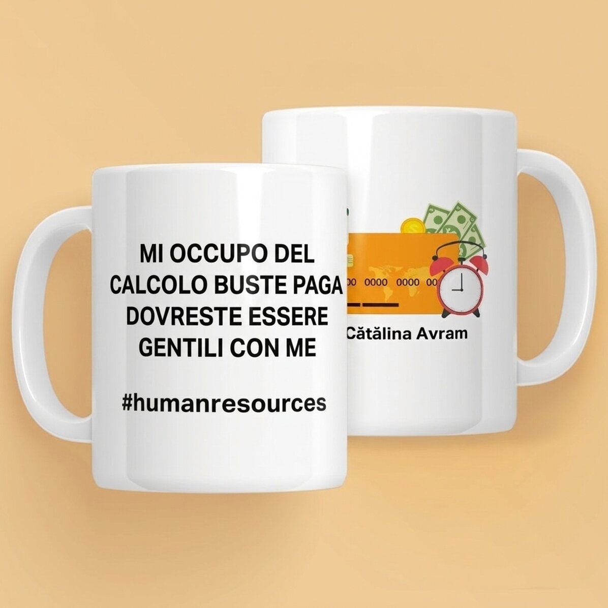 Tazza personalizzata con scritta - HR