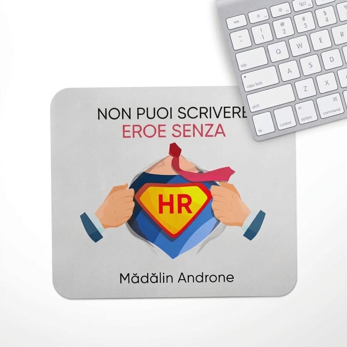 Tappetino per mouse personalizzato con messaggio - HR