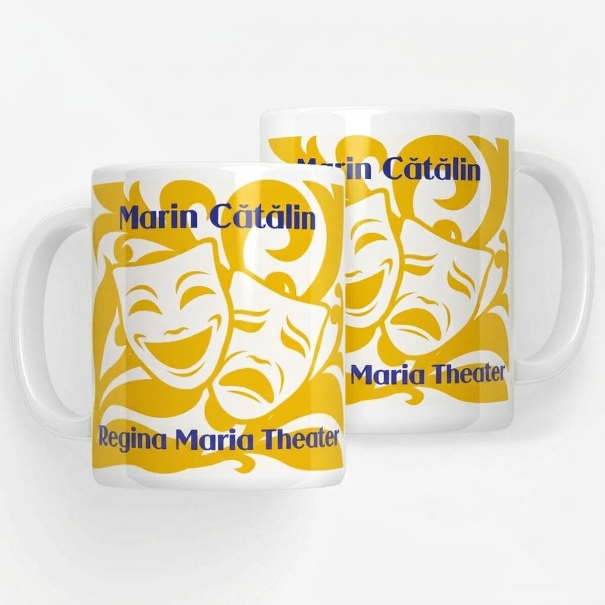 Tazza personalizzata con scritta per attori - Acting Masks