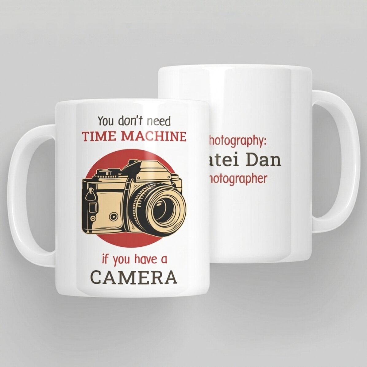 Tazza personalizzata con scritta - Fotografo