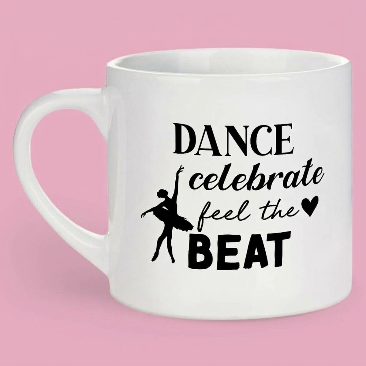 Tazza da caffè personalizzata con scritta - Ballerina