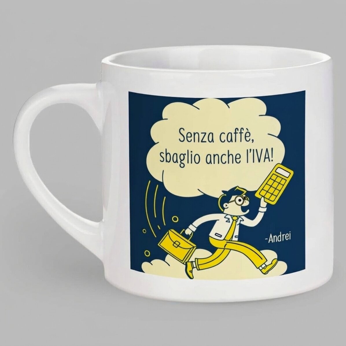 Tazza da caffè personalizzata con scritta - Contabile