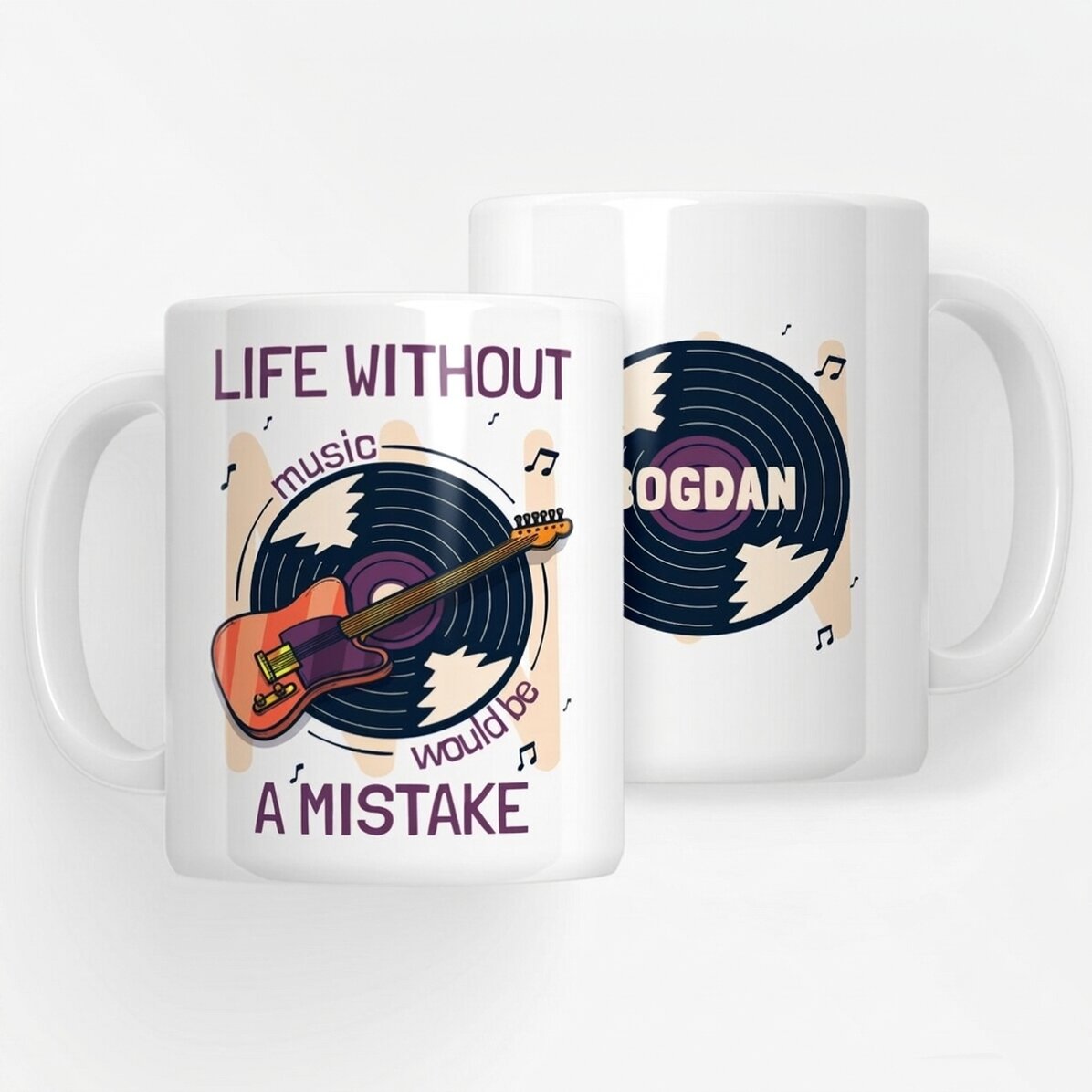 Tazza personalizzata con scritta - Musica